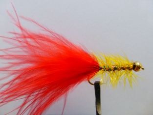 Size 10 A&M Trout Dancer Red Barbless